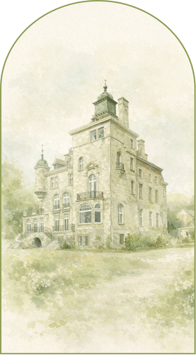 Château aquarelle